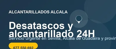 Alcantarillados Alcalá – desatascos en Alcalá de Guadaíra