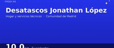 Desatascos Jonathan López – desatascos en Móstoles